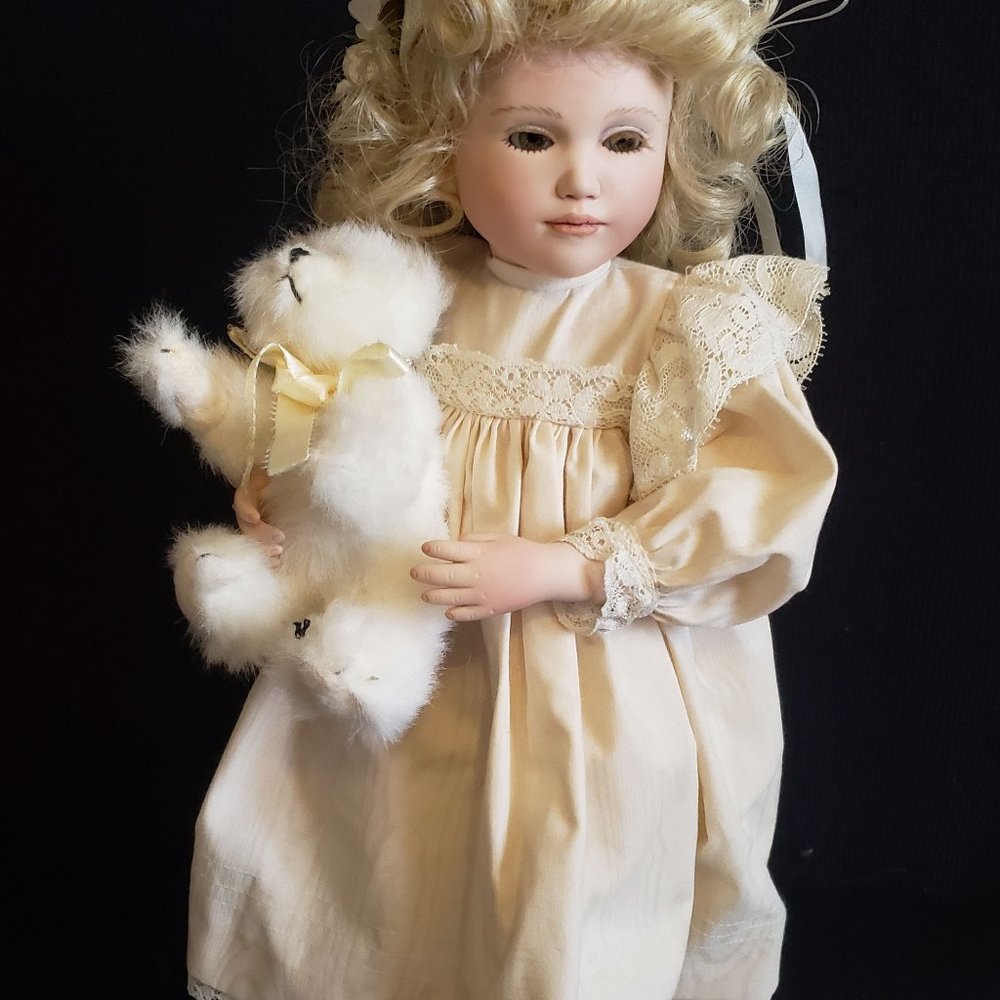 Jan Hagara "Tina"  Doll  14" Porcelain LNC